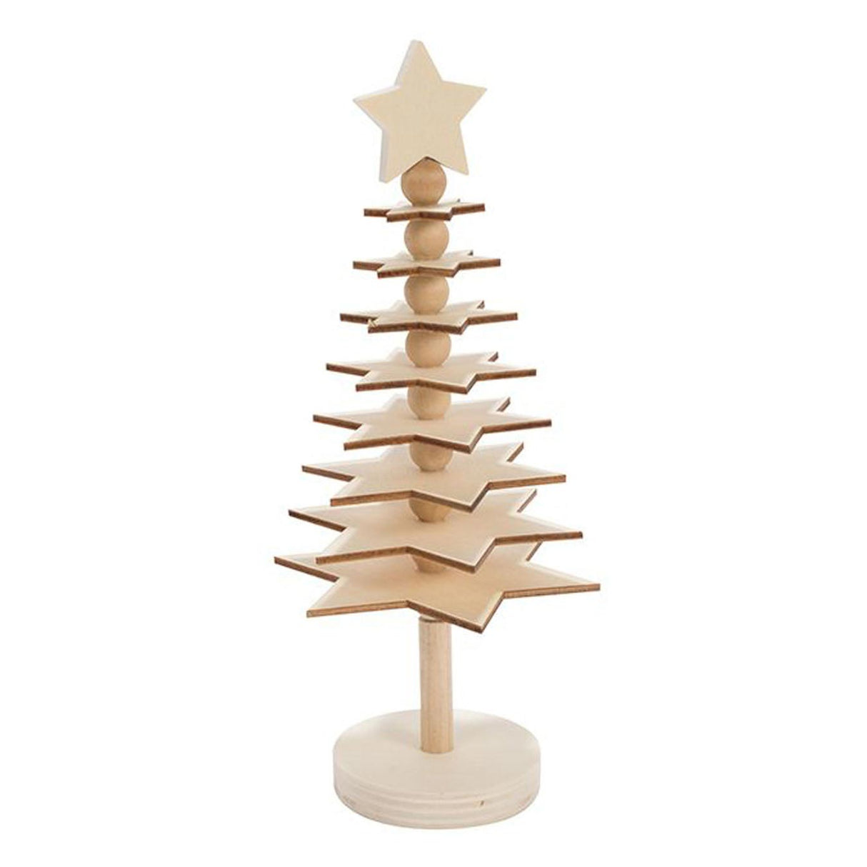 Color votre propre arbre de Noël en bois 3D