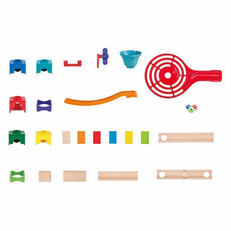 Hape houten knikkerbaanset - 81dlg.