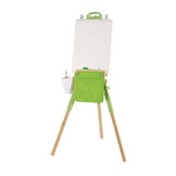 Hape draagbare bamboe schildersezel - 14dlg.