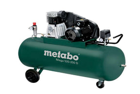 Metabo megacompressor 520-200 d 400v 200l 10bar 370l min olie