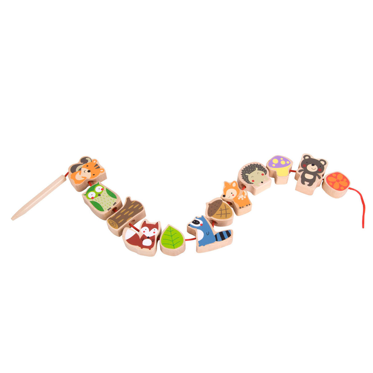 Classic World World Wood Roads Beads Forest Animals