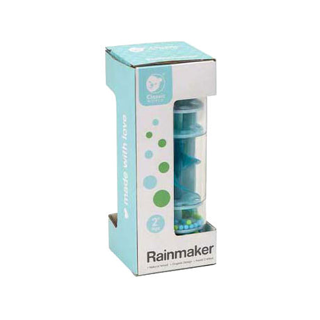 Classic world regenmaker speelgoed blauw - educatief muziekinstrument.