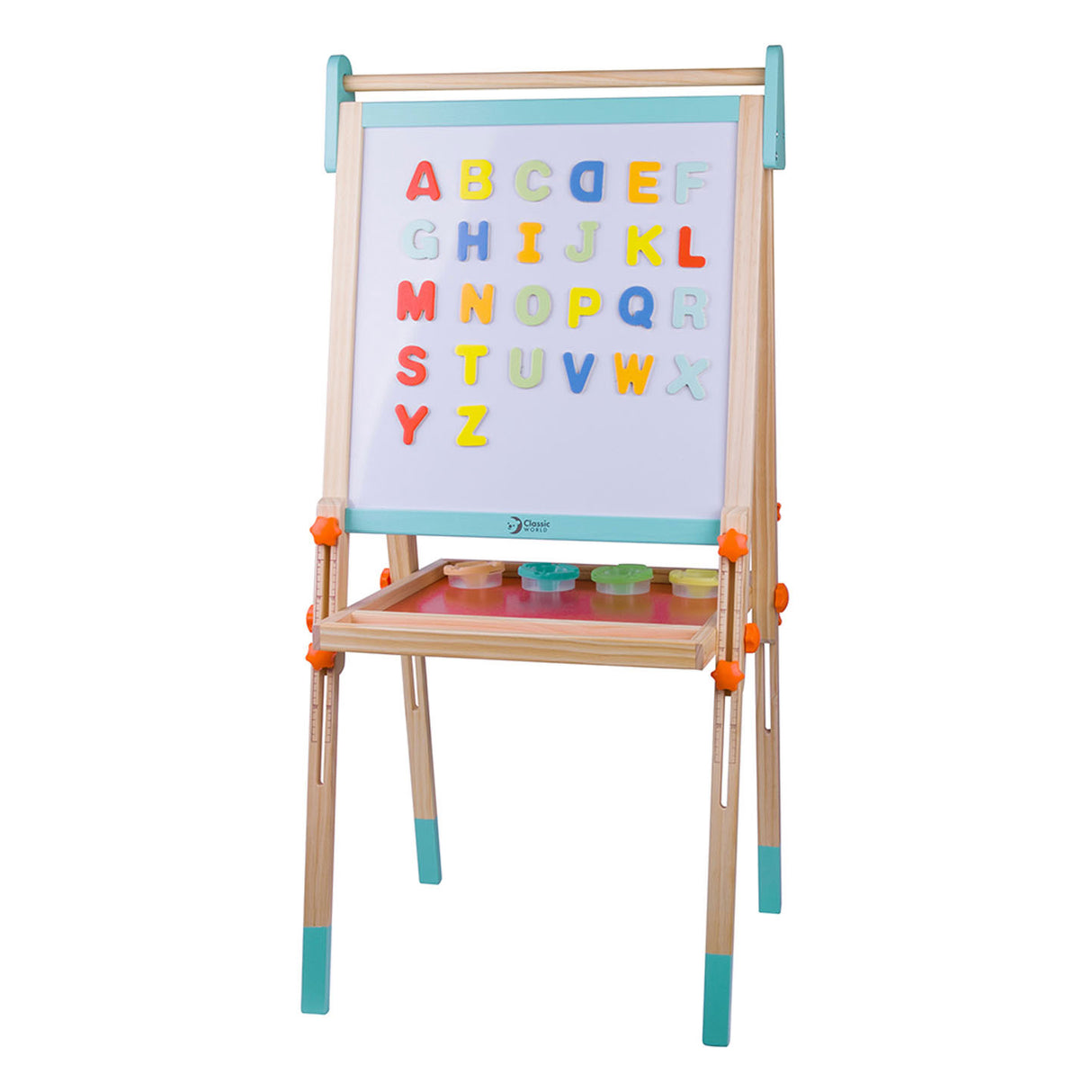 Classic World World Wooden Magneeten Blackboard 2in1, 39dlg.