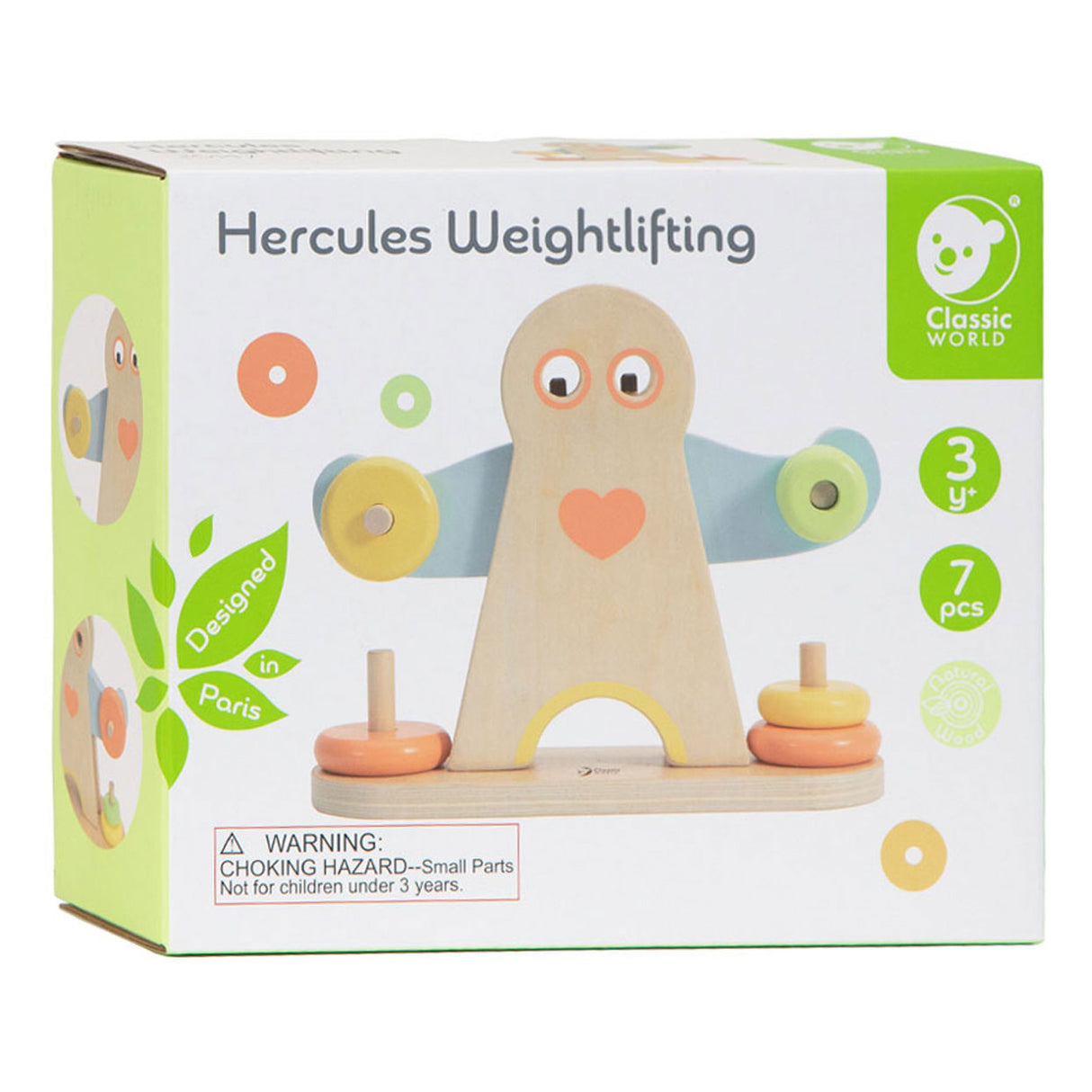 Classic World World World Wooden Hercules Libra, 7dlg.