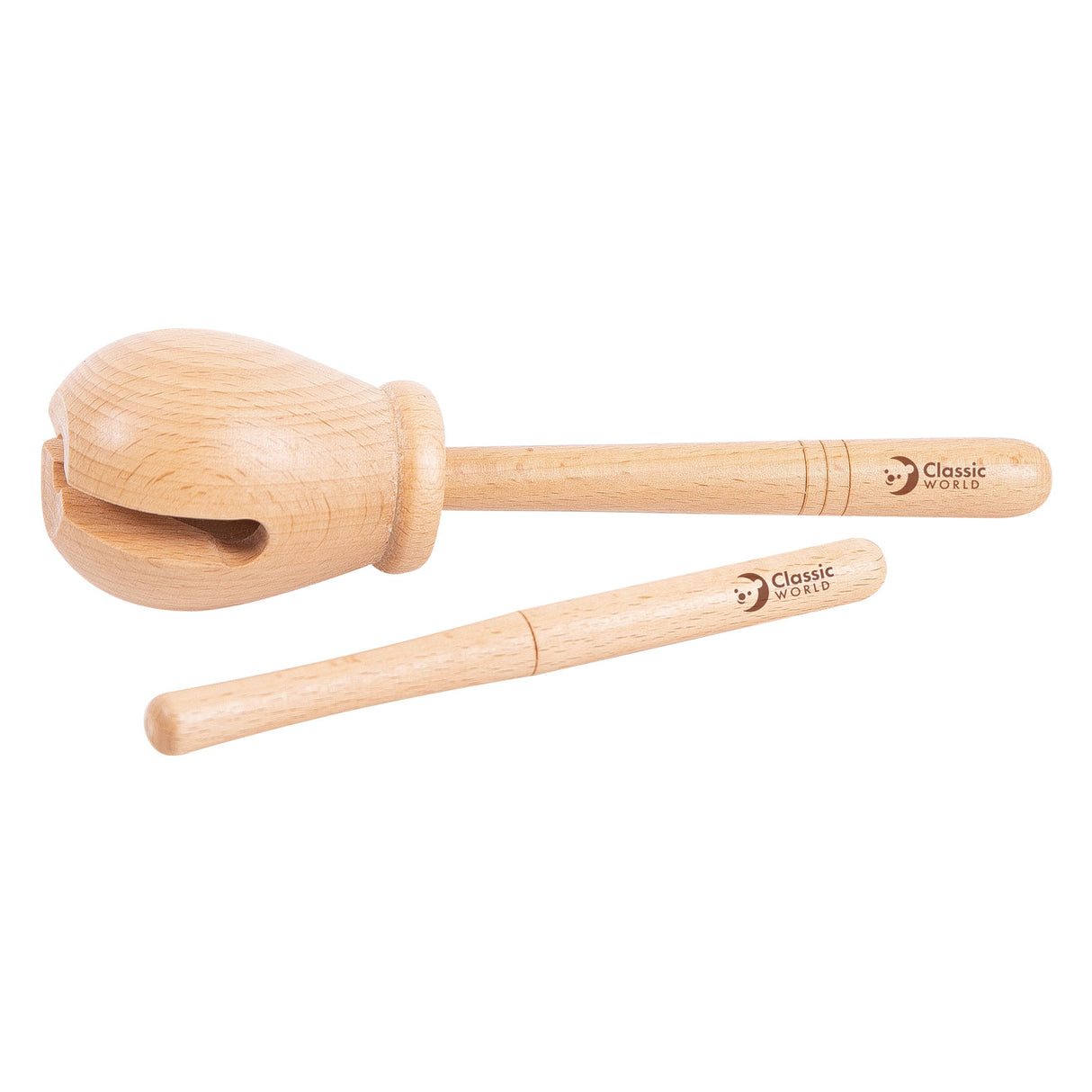 Klassisk World World Wood Block Percussion, 2dlg.