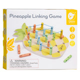 Classic World World Wooden pineapple connecting game, 21dlg.