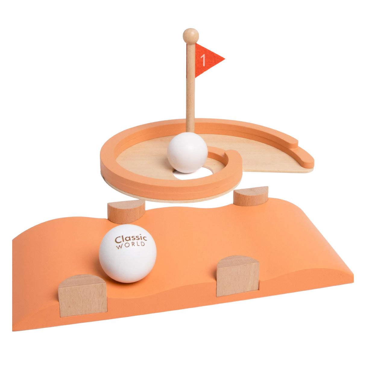 Classic World World Woren Wooden Golfset, 11dlg.