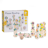 Fleurs de bowling de bowling en bois du monde classique, 14dlg,