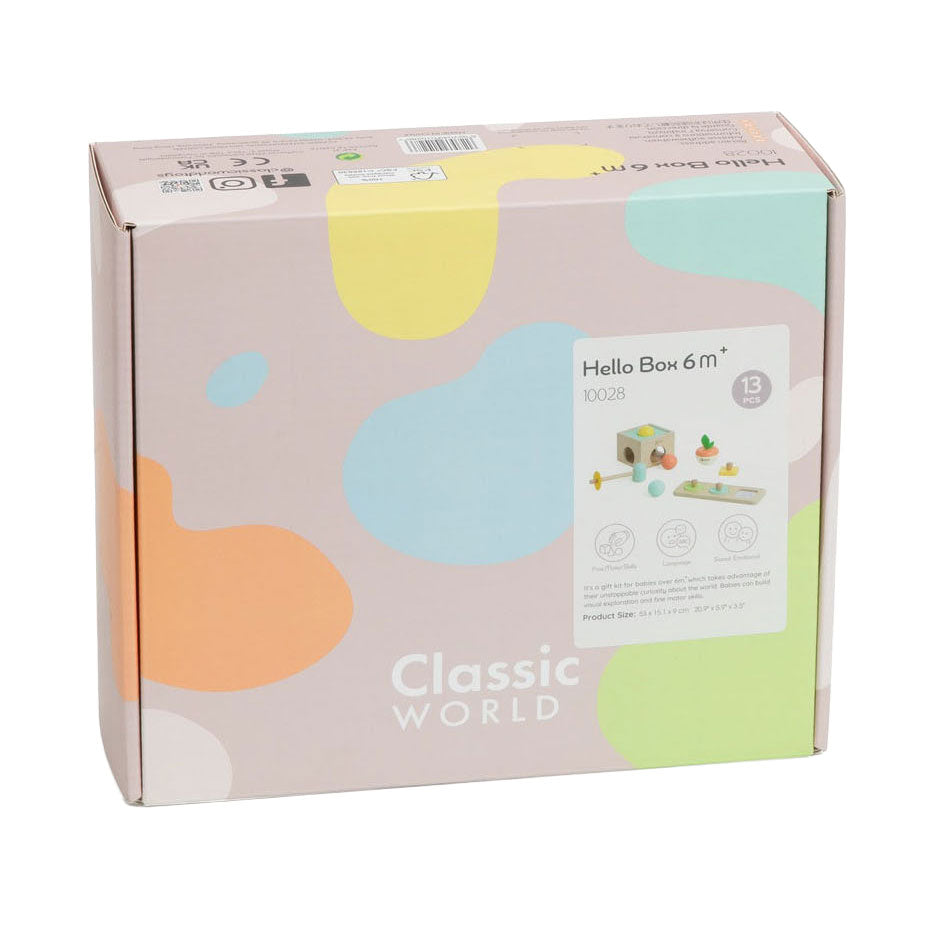 Classic World World Baby Hello Toy Box 6-12 months