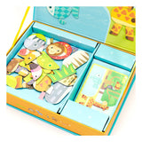 Classic World World Magnet Game Forest Animals, 60DLG.