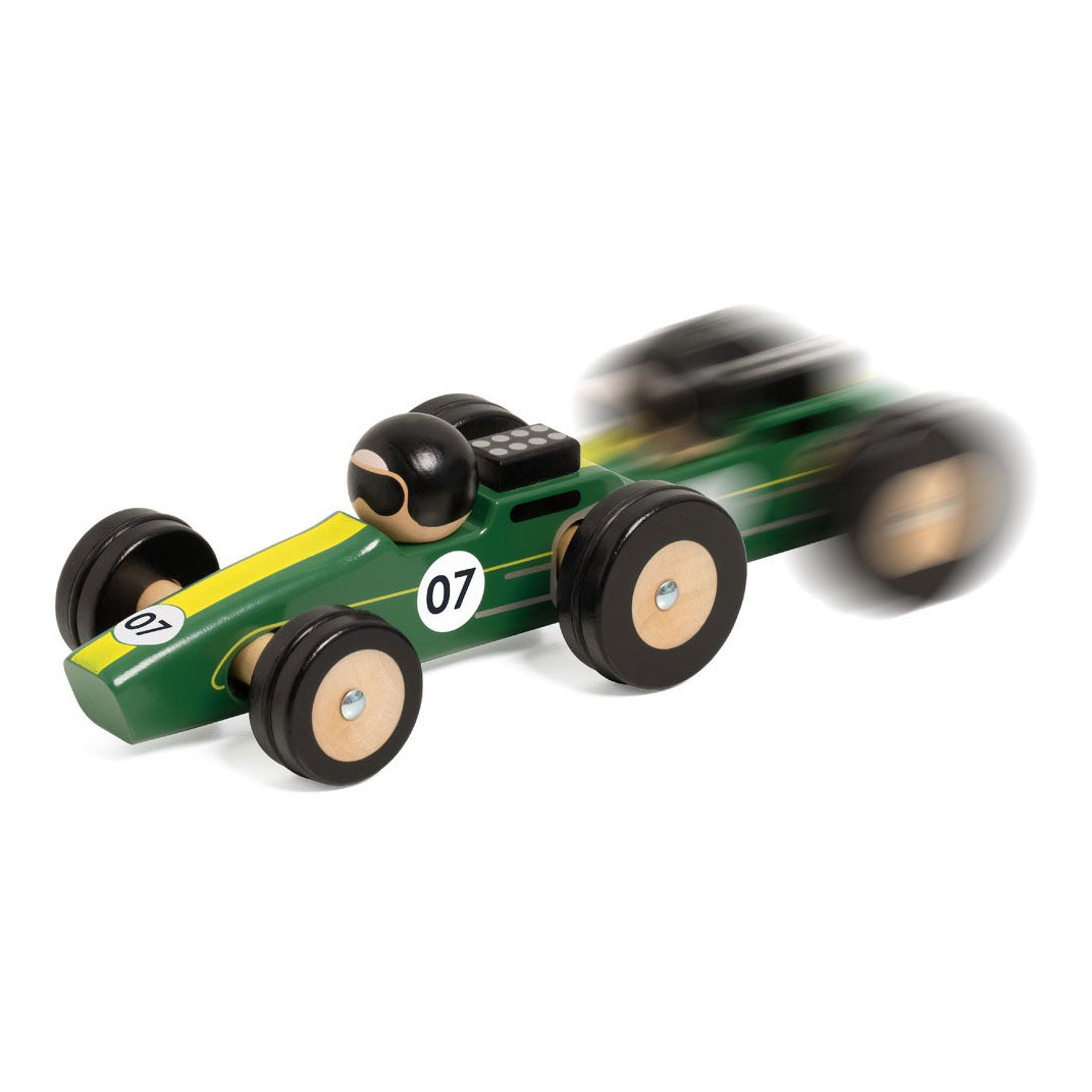 Classic World World Wooden Toy Car Silverstone