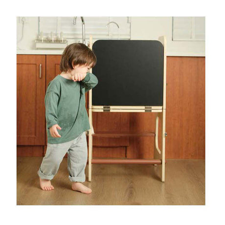 Classic world houten 2in1 leertoren en tafel verstelbaar, 90cm