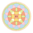 Classic world houten mandala puzzel bloem