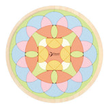 Classic world houten mandala puzzel bloem