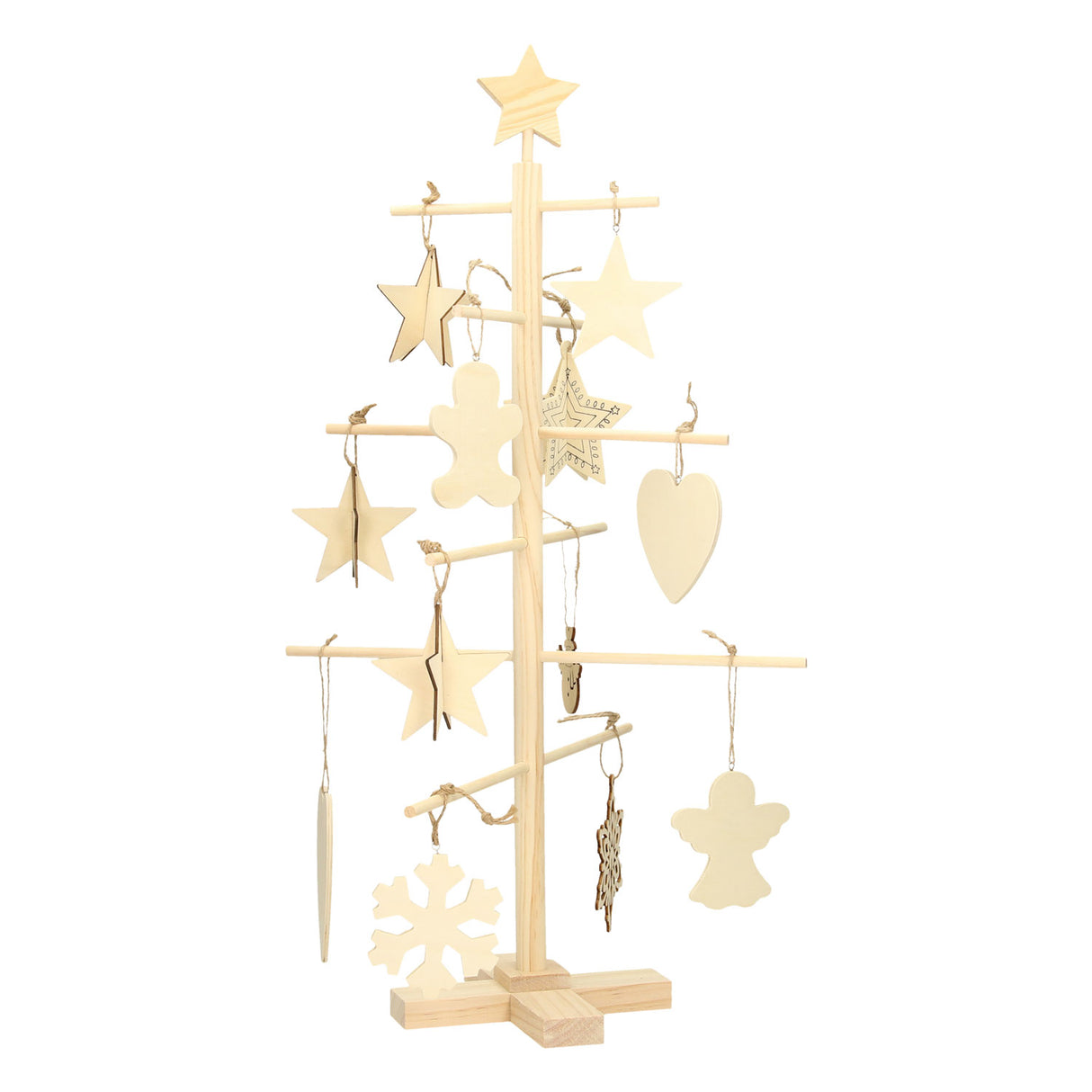 Creativ Company Wood Children's Christmas Tree, 60cm