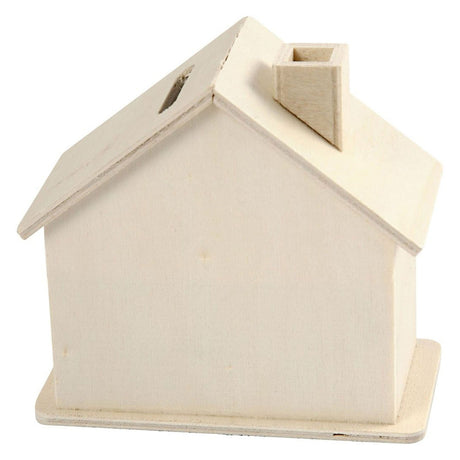 Creativ company houten spaarpot huis
