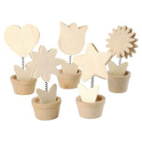 Décorez votre fleur de Memoclip en bois, 10e.