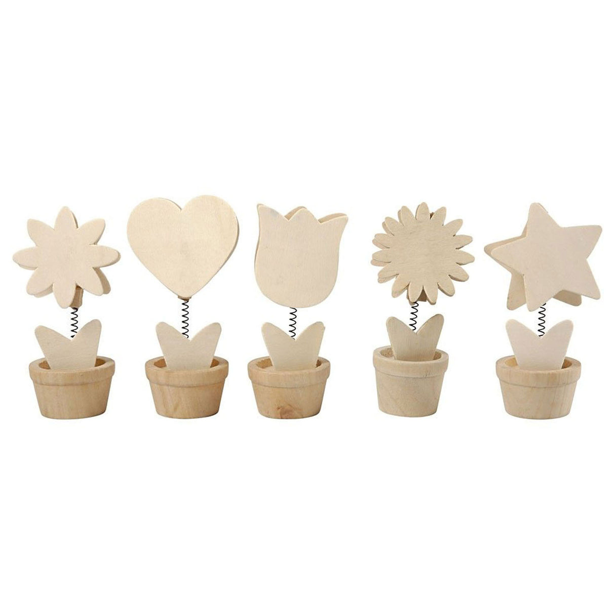 Décorez votre fleur de Memoclip en bois, 10e.