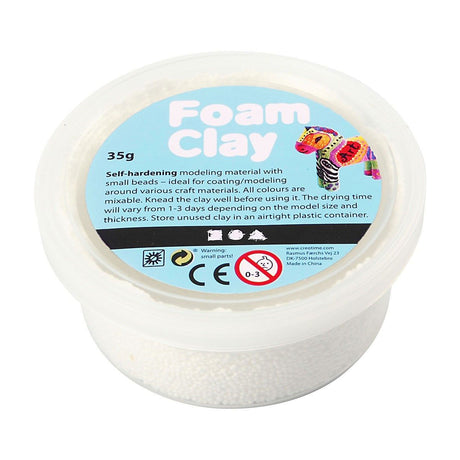 Foam clay - wit, 35gr.