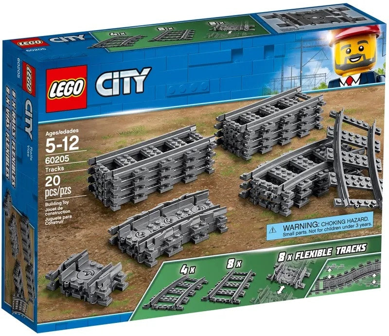 lego city 60205 flexibele rails 20-delig