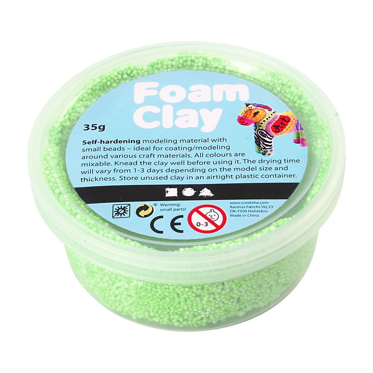 Clay in schiuma - Neon Green, 35GR.