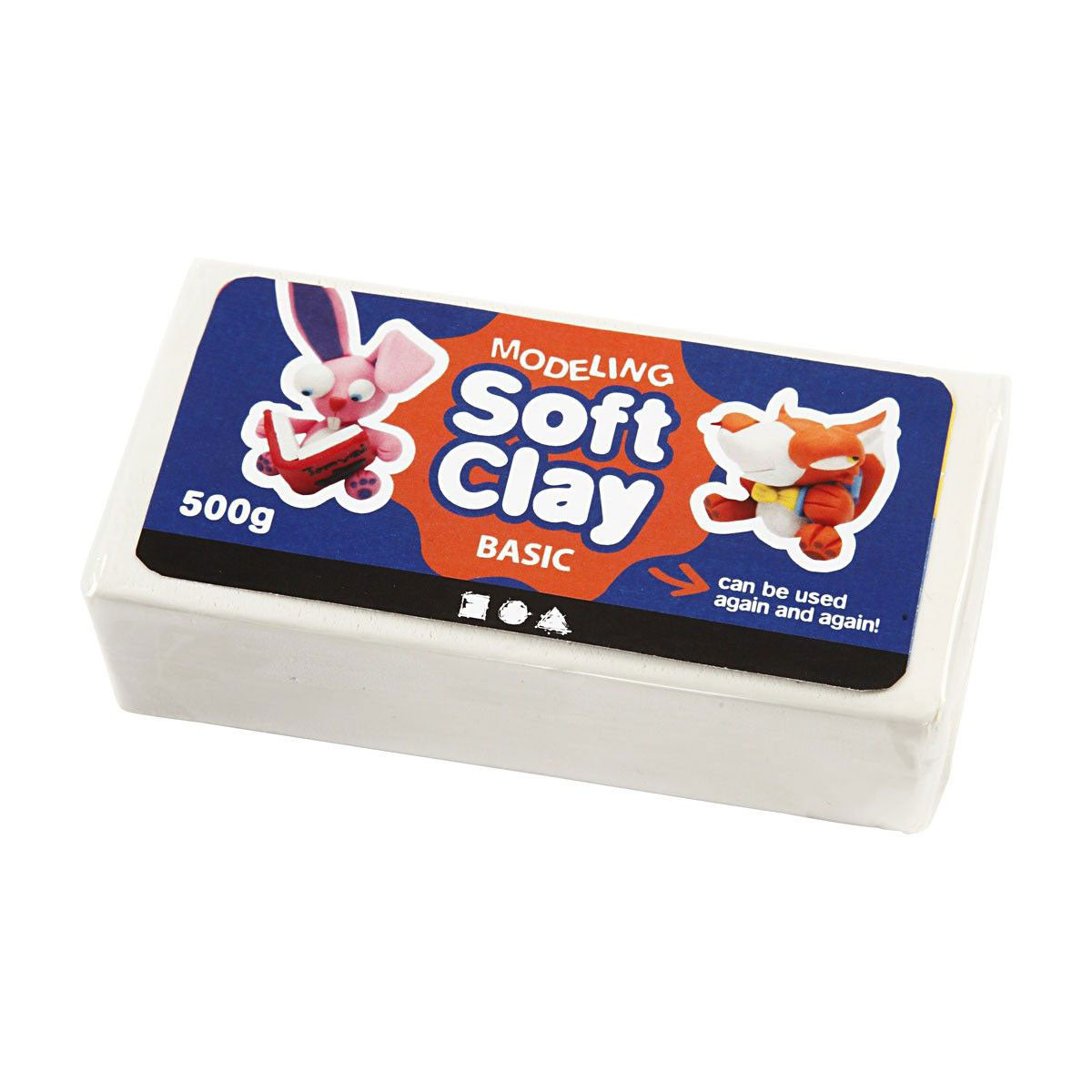 Soft Clay - Wäiss, 500GR.