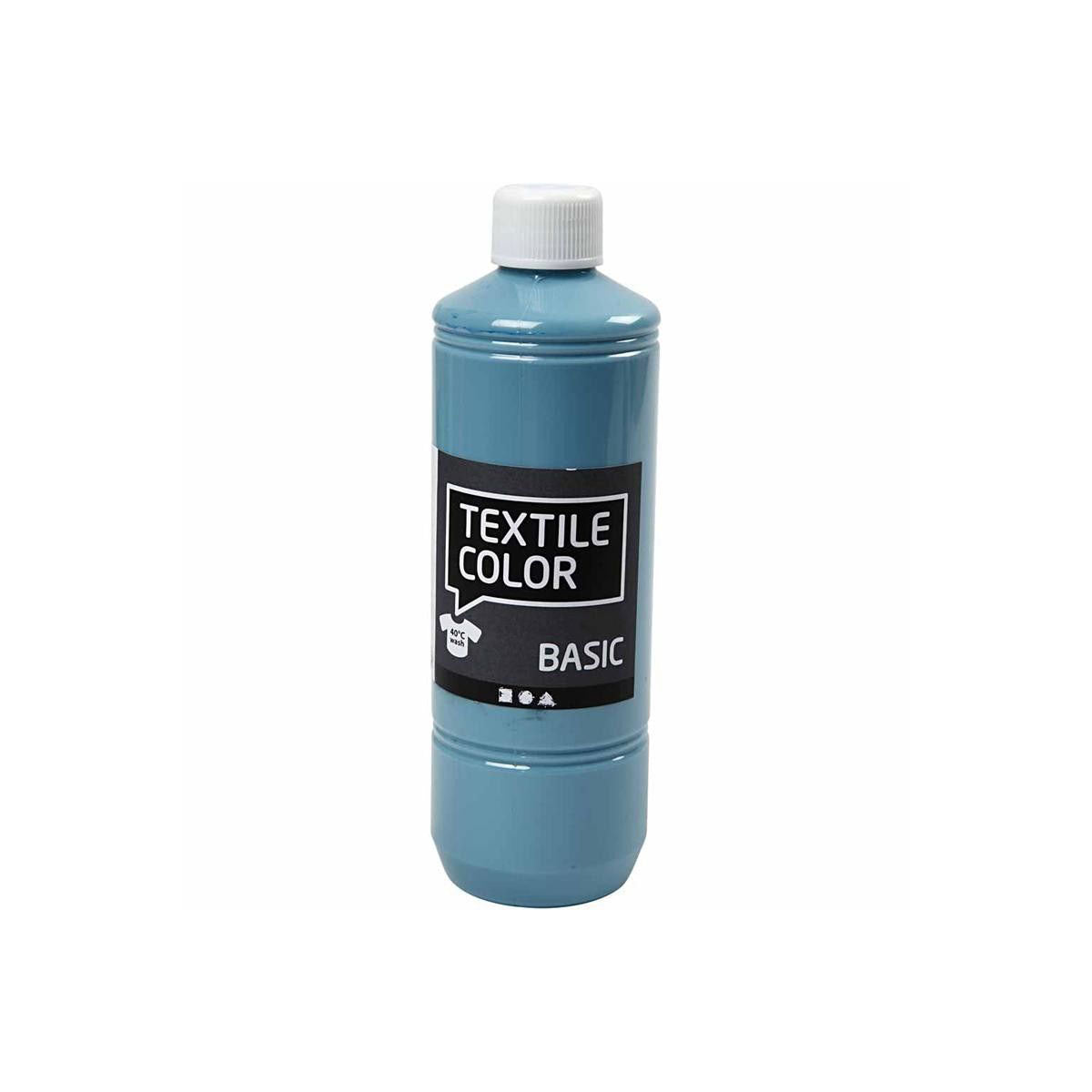 Vernice tessile - azzurro, 500 ml