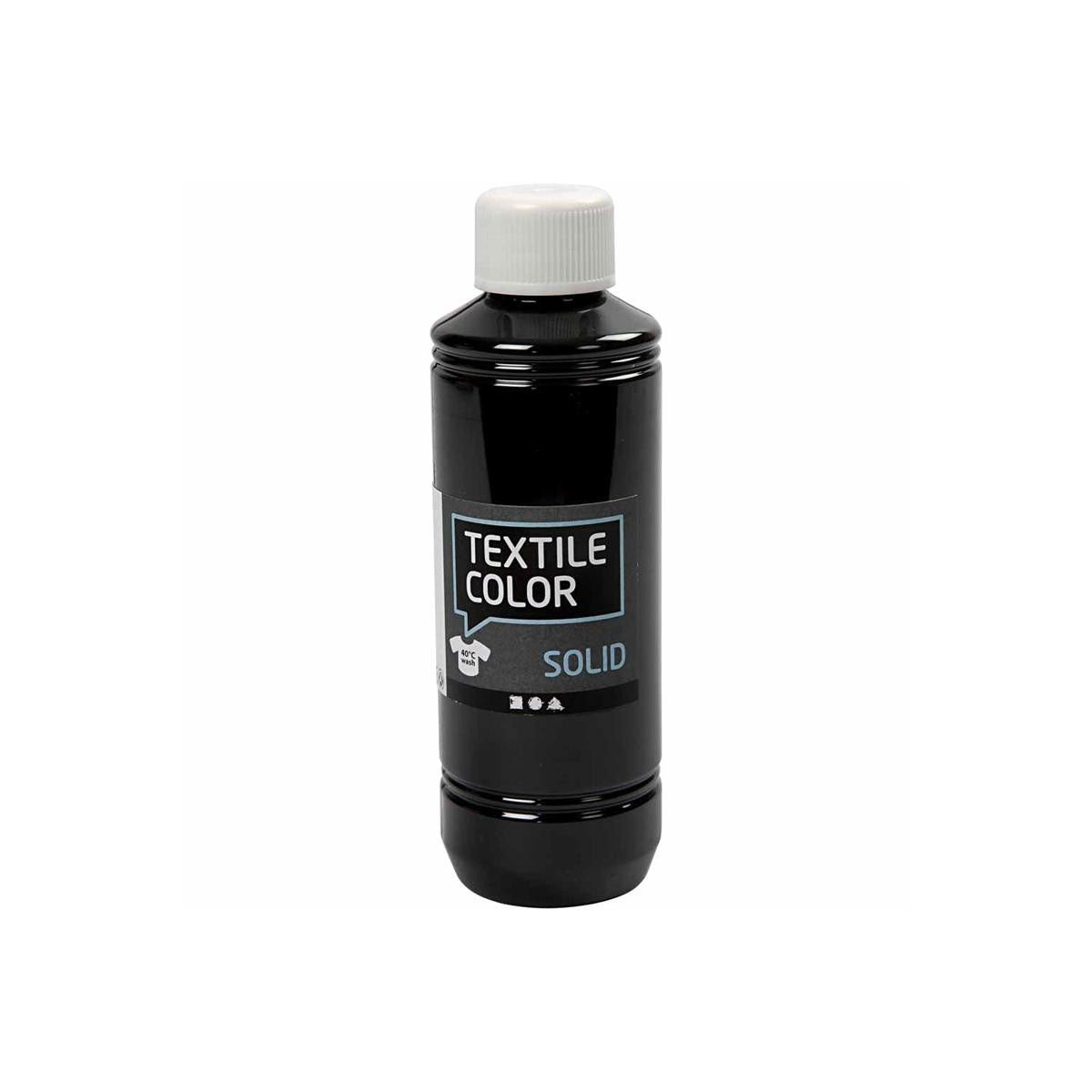 Cubriendo pintura textil - negro, 250 ml