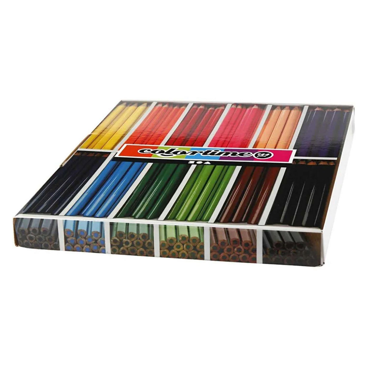 Crayons de couleur jumbo triangulaires - couleurs de base, 144st.