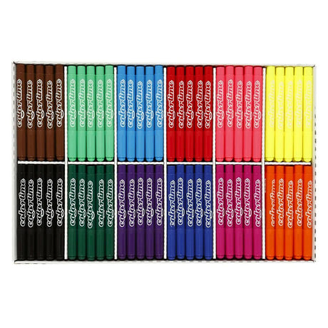 Colortime grootverpakking met 12x24 gekleurde jumbo stiften