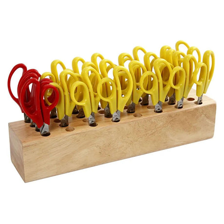 Creativ company ronde kinderscharen met scharenblok, 24st.
