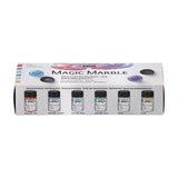 Peinture en marbre - couleurs métalliques, 6x20 ml