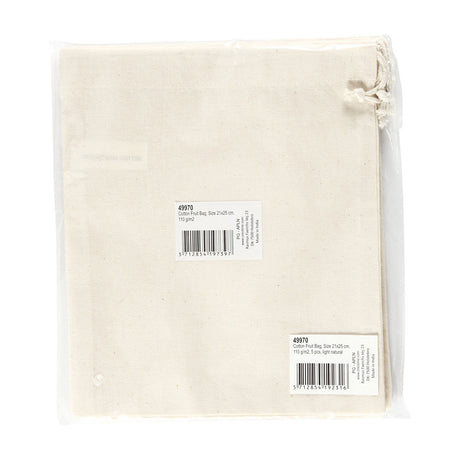 Creativ company https: www.cchobby.nl stoffen-tas-afm-21x25-cm-110-gr-licht-naturel-5-stuk-1-doos