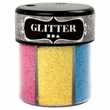 Glitters farger, 6x13gr.