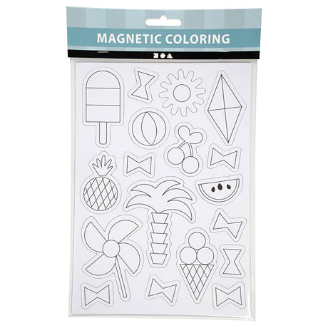Creativ company kleur je eigen magneten - zomer