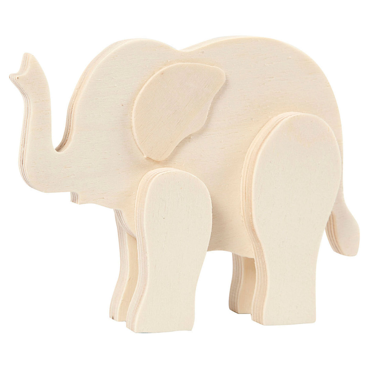 Træfigur dyr - elefant