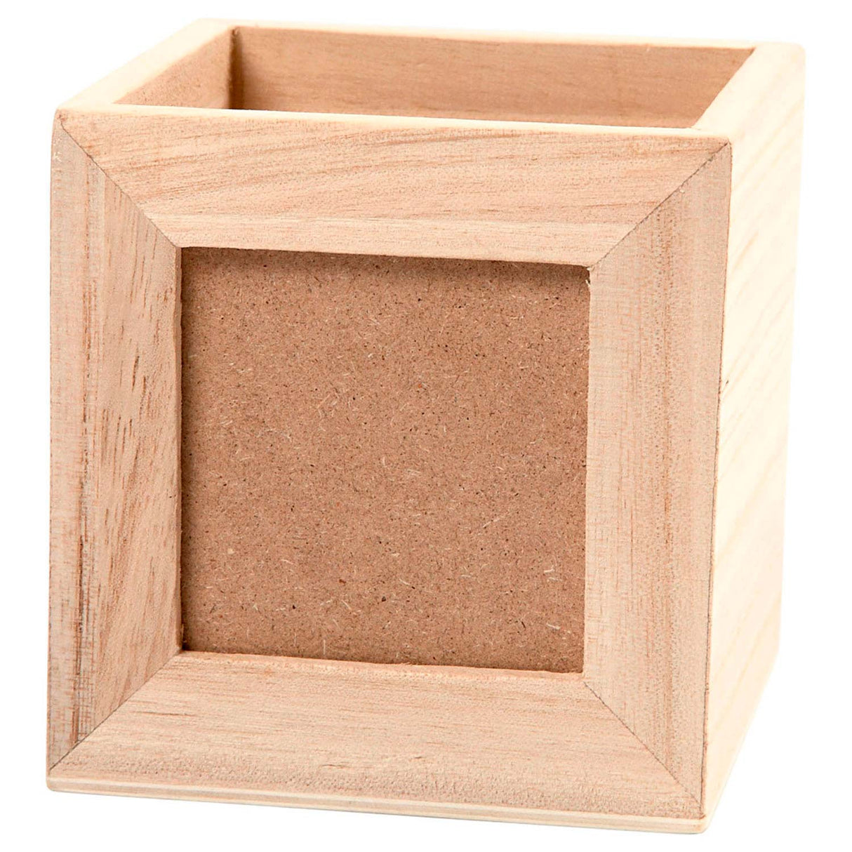 Wooden pen tray with photo frame