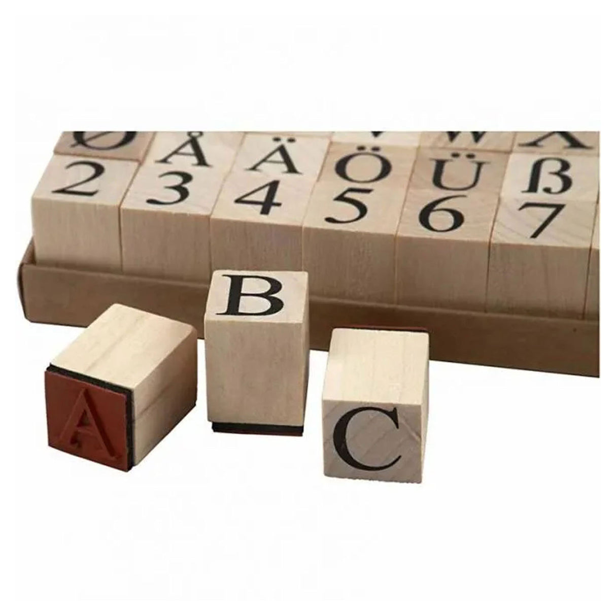 Creativ Company Wooden Stamp Set, 45dlg.