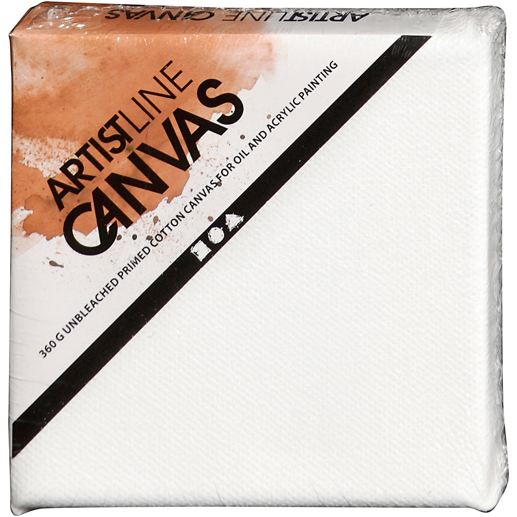 Creativ Company Artistline Canvas White, 10x10cm