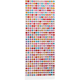 Creativ company https: www.cchobby.nl stick-on-strasstenen-d-4-6-mm-vel-16x9-5-cm-diverse-kleuren-10-vel-1-doos
