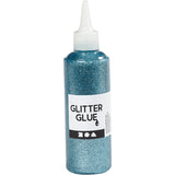 Creativ Company glitter lim lyseblå, 118 ml