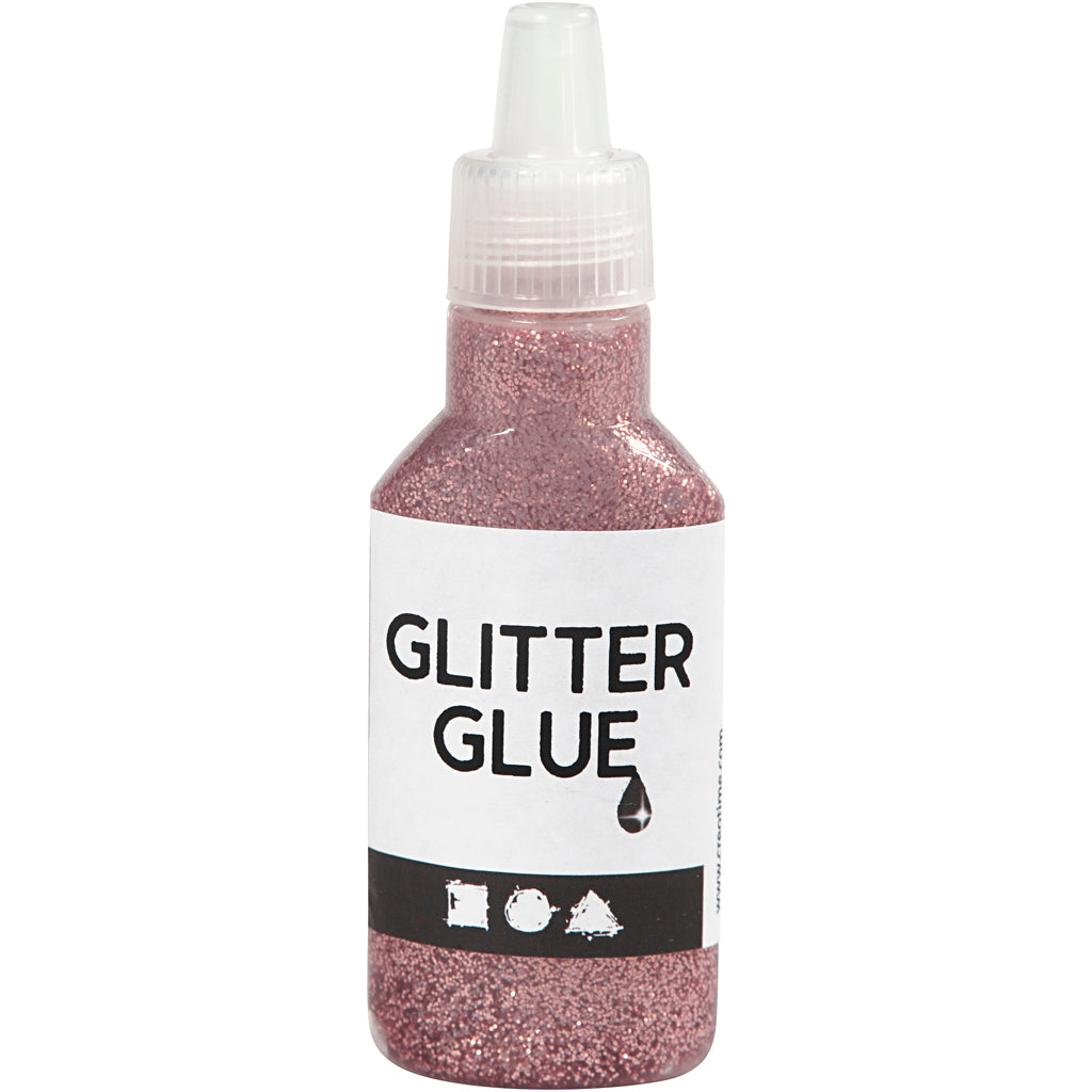 Creative Company Glitter Glue Glue Pink, 25ml