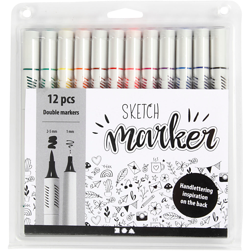 Creativ Company Sketch Marker Farbe, 12st.