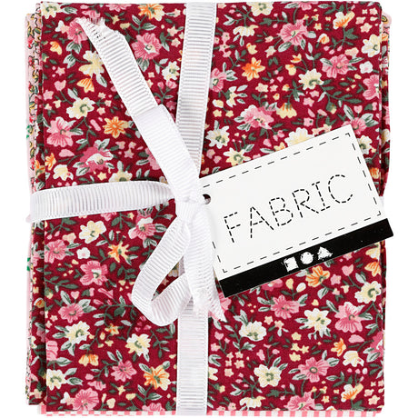 Creativ company patchwork stof roze 45x55cm, 4st.