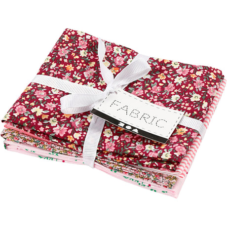 Creativ company patchwork stof roze 45x55cm, 4st.