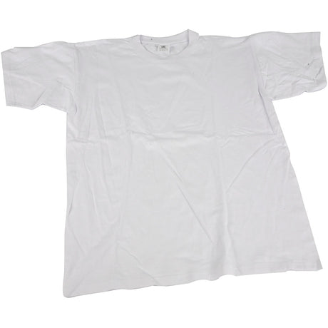Creativ company t-shirt wit met ronde hals katoen , maat s