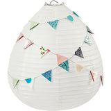 Creativ Company Rice Paper Lampa White Drop, 27 cm