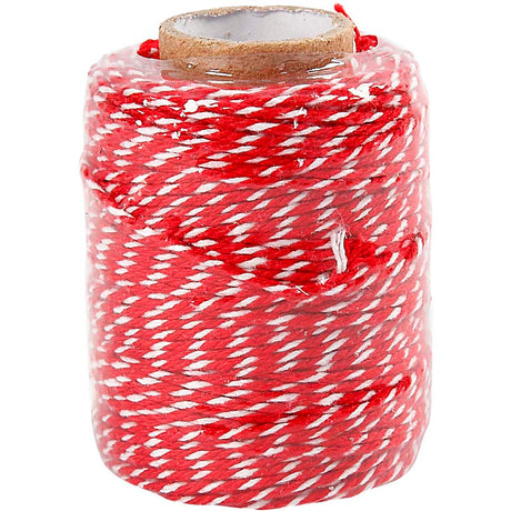 Creativ company https: www.cchobby.nl katoenkoord-dikte-1-1-mm-rood-wit-50-m-1-rol