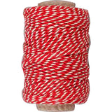 Creativ Company Coton Cord Red White, 50m