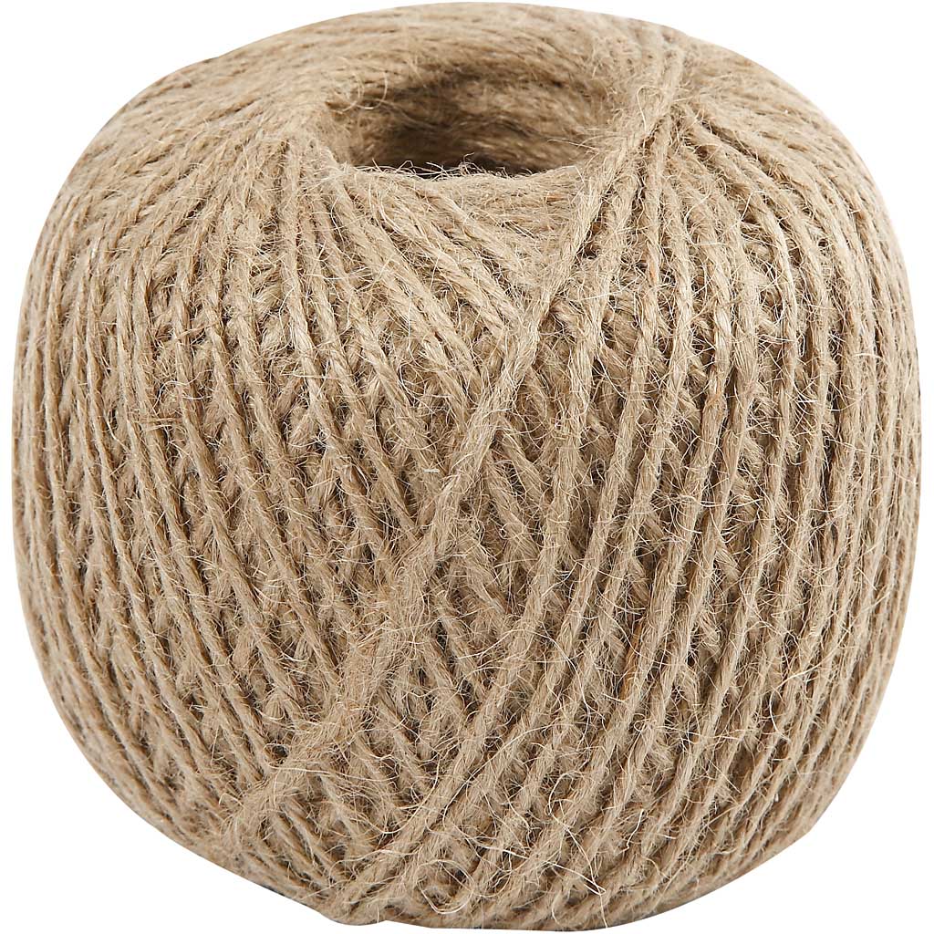 Creativ Company Natural Hemp Rouw 2mm, 190m